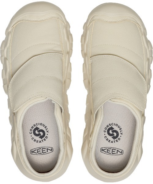 「KEEN」 スリッポン 24cm アイボリー レディース_画像6