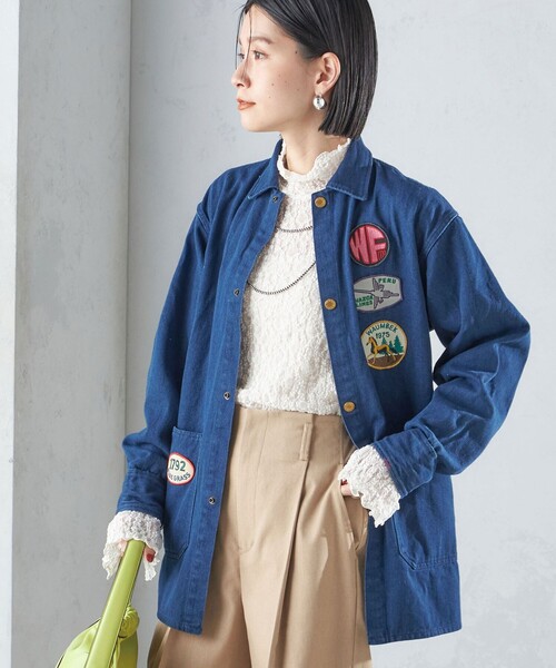 SHIPS（シップス） デニムジャケット ONE SIZE ネイビー レディース 