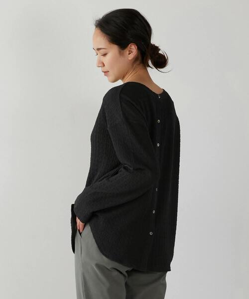 「MELROSE claire」 長袖カットソー FREE ブラック レディース_画像6