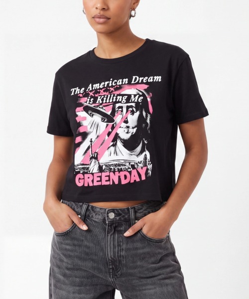tシャツ 半袖 「T23」「ROCK-OFF/ロックオフ」WOMEN'S CROP T-SHIRT ROCKOFF257 レディース メンズ | ROCK OFF | 02
