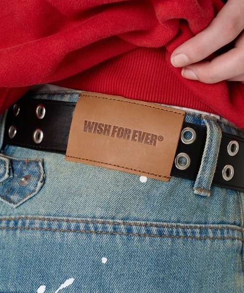 「WISH FOR EVER」 デニムパンツ MEDIUM ライトインディゴブルー メンズ_画像6