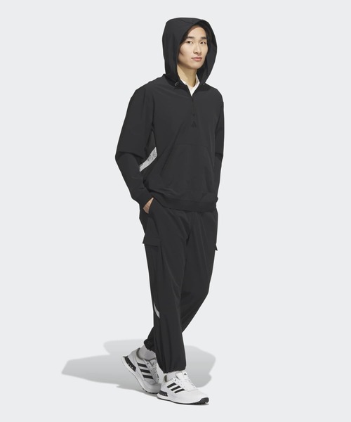 新品 L 82サイズ アディダス ゴルフ 上下セットアップ パーカー パンツ adidas（アディダス） パーカー ビヨンド ザ コース 撥水 リップス