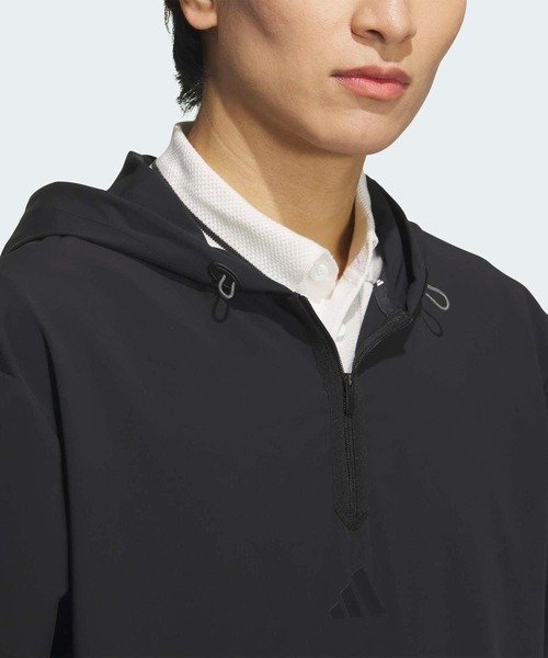 【新品★M】アディダスゴルフ 2点SET UVカットパーカー＆撥水ラップスカート adidas（アディダス） パーカー ビヨンド ザ コース 撥水 リップス