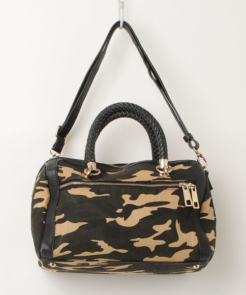 「Spick & Span」 カモフラージュ2WAYバッグ - グリーン レディース_画像2
