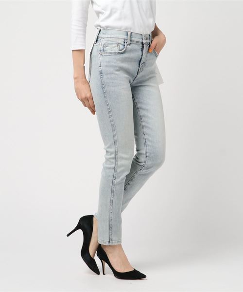 安い パンツ デニム ジーンズ Current Elliott カレントエリオット ポケットペイントアイウエストデニムパンツ 最高の Www Doctor Plan Com