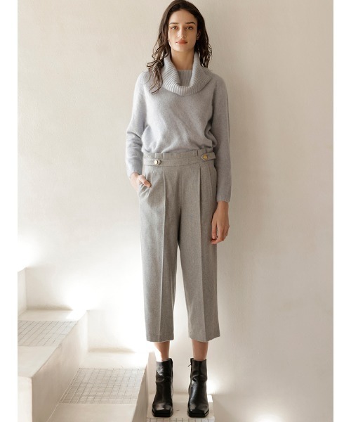 パンツ パンツ - 通販 - PayPayモール フラノクロップドストレートパンツ ZOZOTOWN PayPayモール店 もあります