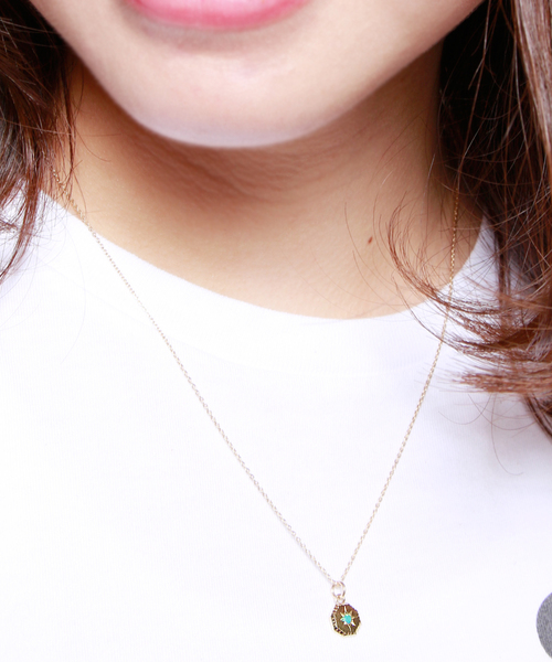 素敵なネックレス Idealismsound イデアリズムサウンド 10k Gold Stone Necklace Turquoise 10kゴール メンズアクセサリー 腕時計 アクセサリー ファッション 28 160 Www Jesuitnola Org