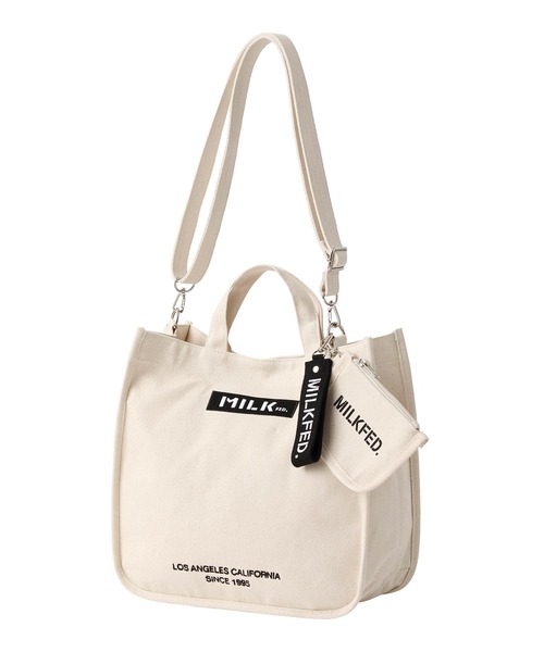 MILKFED.（ミルクフェド） ショルダーバッグ バッグ EMBROIDERED BAR