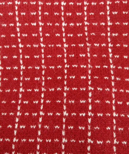 DAY CLOSET ベスト ジレ レディース レトロチェックニットベスト