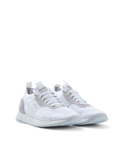 BOSS REPREVE(R)アッパー ニット スニーカー44