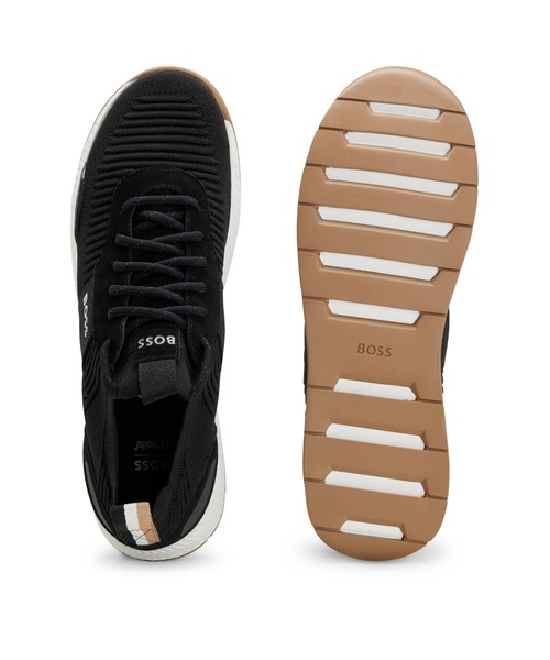 BOSS アッパーニット　メンズスニーカー BOSS（HUGO BOSS） スニーカー REPREVE(R)アッパー ニット