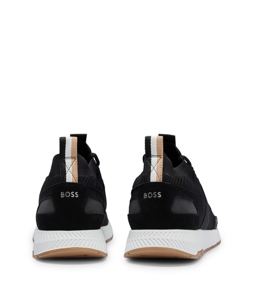 BOSS REPREVE(R)アッパー ニット スニーカー44 REPREVE(R)アッパー ニット スニーカー（スニーカー）｜BOSS