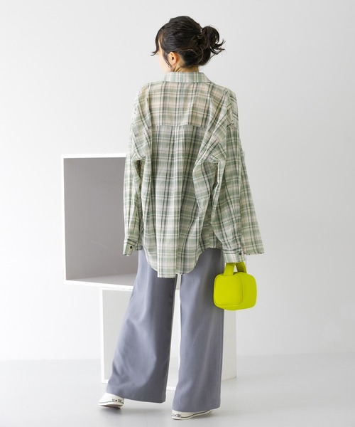 KBF（ケービーエフ） パンツ ダブルタックワイドパンツ レディース