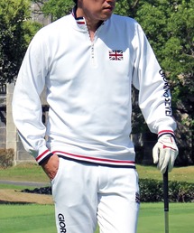 GIORNO SEVEN（ジョルノセブン） ゴルフ ゴルフ 刺繍ロゴハーフジップ