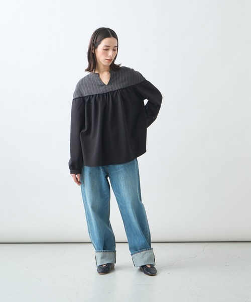 Kelen パンツ 「KELEN / ケレン」WIDE STRAIGHT DENIM VEY