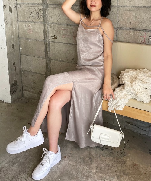 SPIRALGIRL（スパイラルガール） ワンピース ヴィンテージサテン