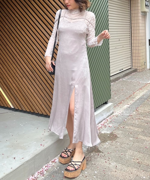 SPIRALGIRL（スパイラルガール） ワンピース ヴィンテージサテン