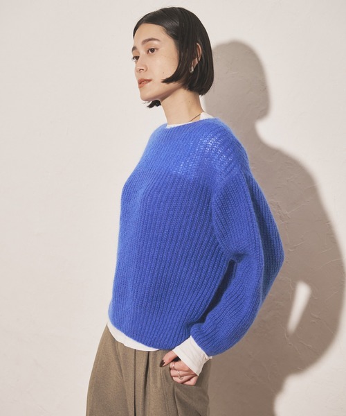 Audrey and John Wad ニット セーター モヘア混ホールガーメント