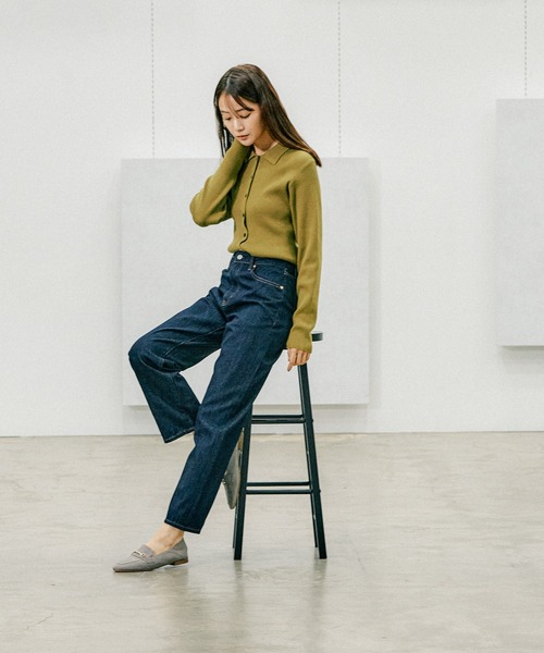 ジーンズ デニム デニムパンツ GOODデニムストレートパンツ/909510 レディース | GLOBAL WORK | 08