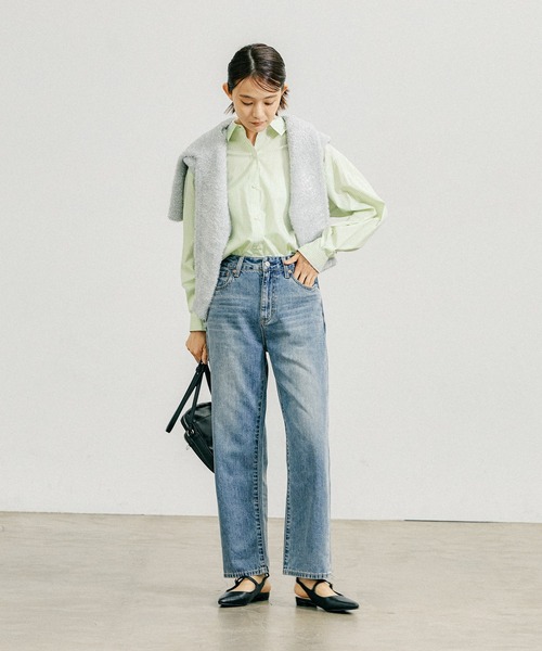 NORDISK■女性 デニム ストレート パンツ ■送料込 GLOBAL WORK ジーンズ デニム デニムパンツ GOODデニム