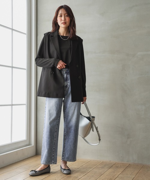 ジーンズ デニム デニムパンツ GOODデニムストレートパンツ/909510 レディース | GLOBAL WORK | 13