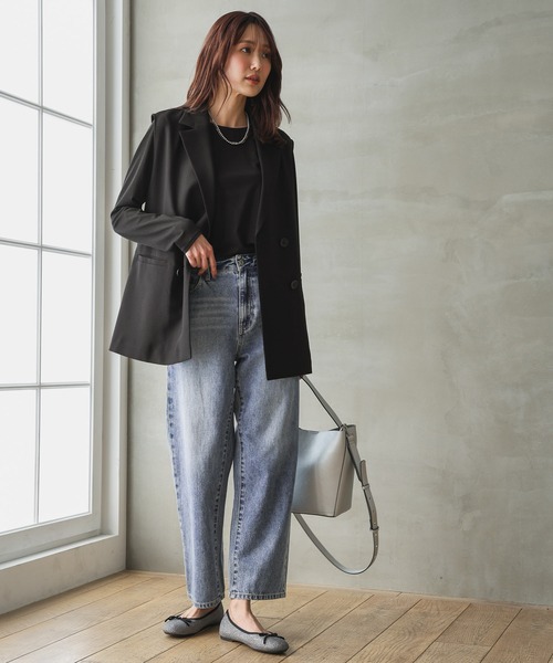 NORDISK■女性 デニム ストレート パンツ ■送料込 GLOBAL WORK ジーンズ デニム デニムパンツ GOODデニム