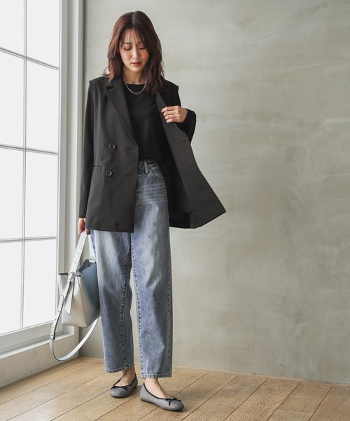 ジーンズ デニム デニムパンツ GOODデニムストレートパンツ/909510 レディース | GLOBAL WORK | 16