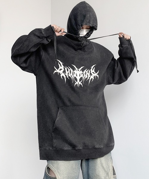 パーカー 「FVLMEN」butterfly back print pullover parka/バタフライ