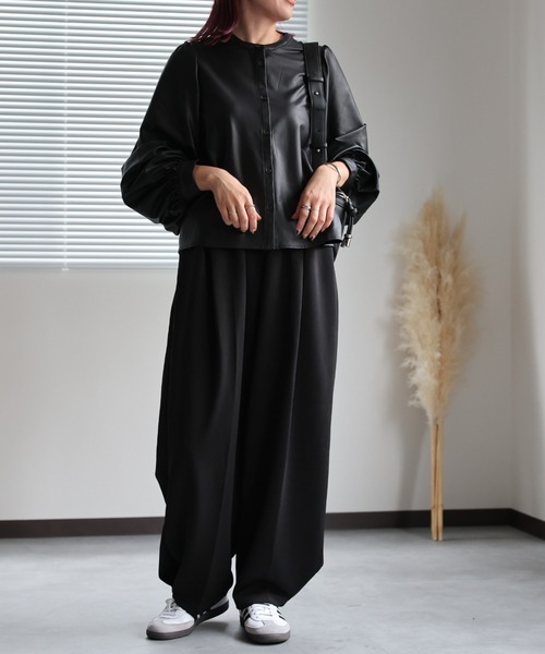 特別価格　新品heve ヘイブ　ボリュームスリーブの2wayジャケットブラウス 特別価格 新品heve ヘイブ ボリュームスリーブの2wayジャケット