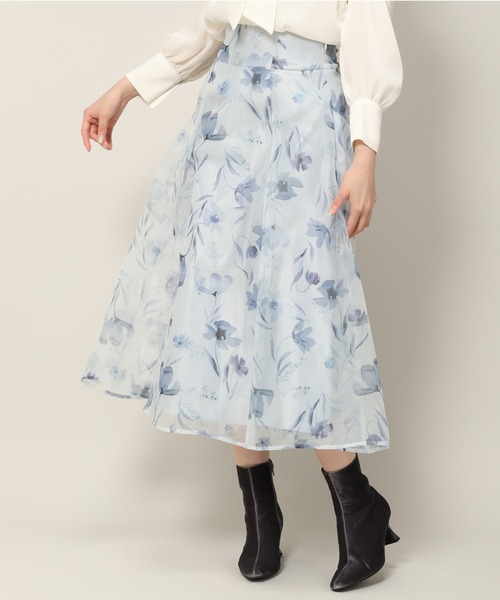 MISCH MASCH スカート MISCH MASCH スカート 2023秋冬新作シフォンジーレースアップ