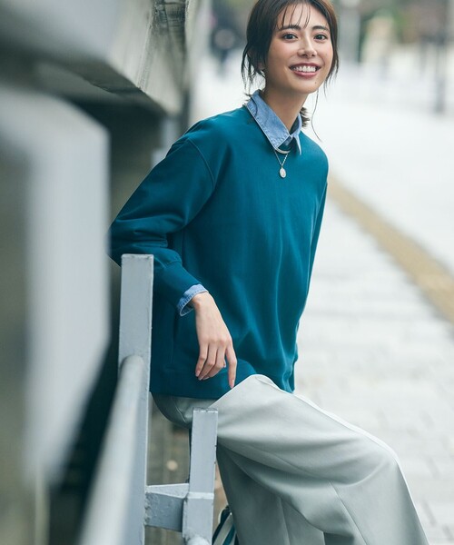 23区 パンツ 「Oggi4月号掲載/洗える」ハイカウントライトクロス