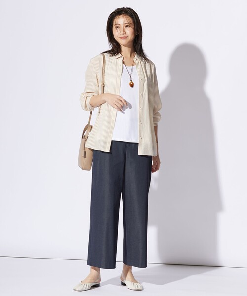 タンクトップ ノースリーブ ワイドリブジャージー ノースリーブ カットソー レディース タンクトップ ノースリーブ ワイドリブジャージー カットソー