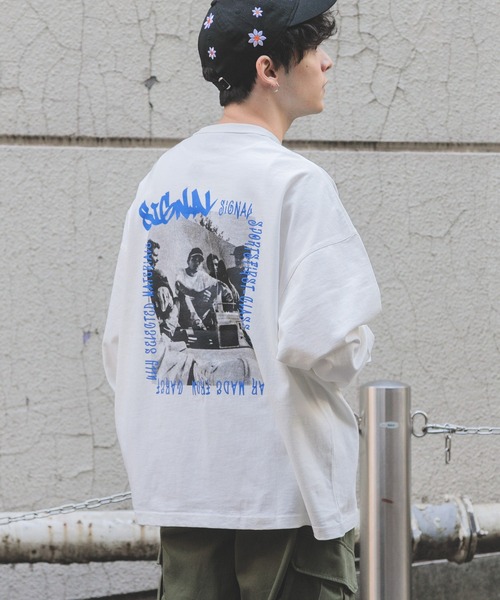 SIGNAL SPORTS tシャツ 「SIGNAL SPORTS」バックフォトプリント