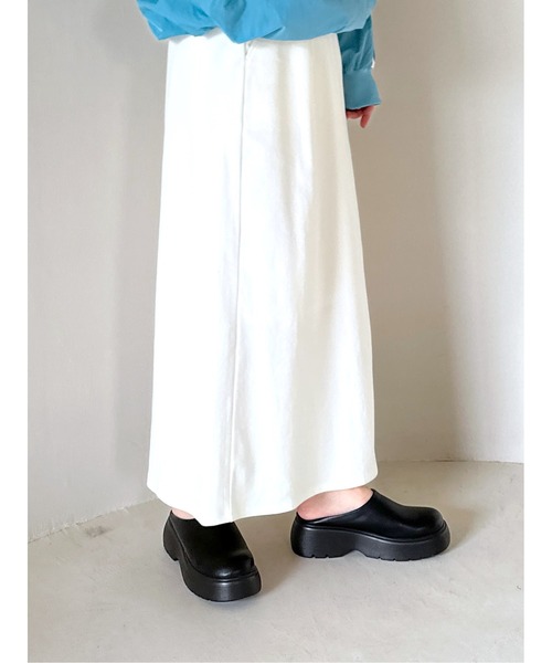 LEPSIM スカート 「WEB限定カラーあり」ポンチナロースカート 109542