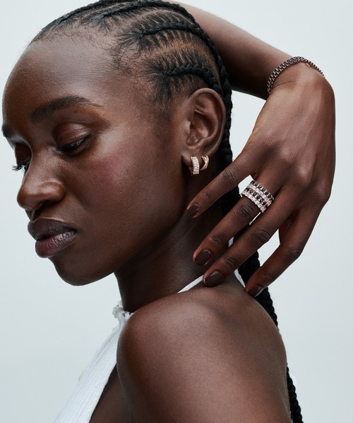 PANDORA（パンドラ） 指輪 リング ブラック スパークリング ロウ エタ