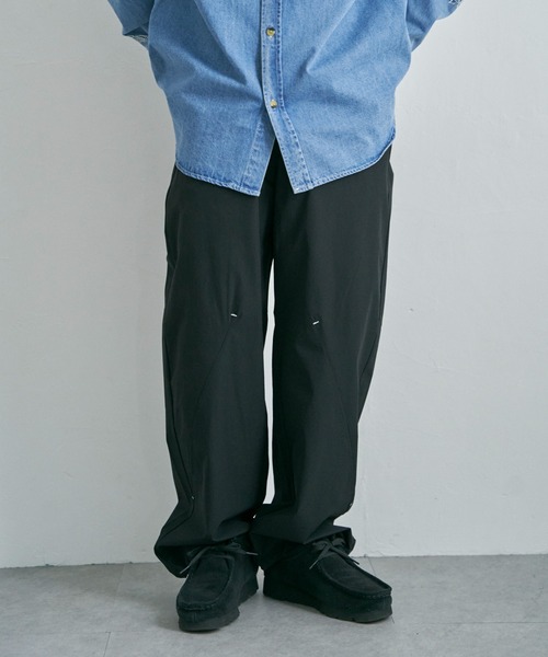 DRQUARED2 パンツ　メンズ　レディース NO NEED パンツ ナイロンドロスト イージーパンツ メンズ