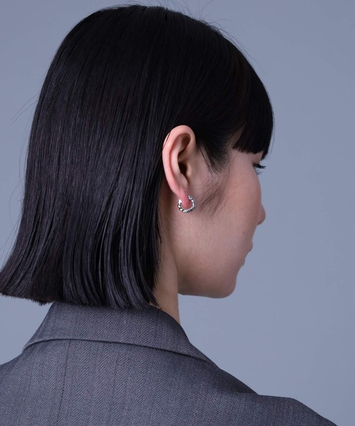 LION HEART ピアス 「限定展開」“LH-1”キヘイチェーンフープ