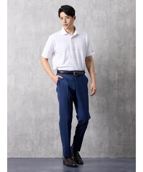 極美品　CONTEMPO   スラックス　ダークネイビー　少し厚手　日本製　M Perfect Suit FActory スラックス 軽量＆清涼パンツ トロピカル
