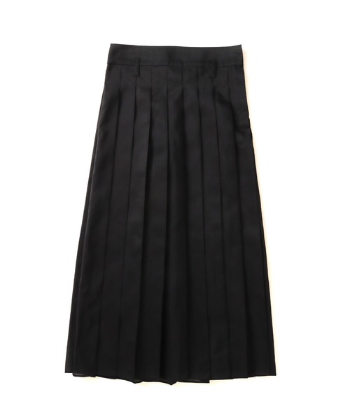 DRESSLAVE スカート sheer organdy school pleated skirt(シアー