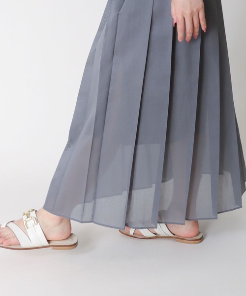 PHEENY/ORGANDIE SHIRRING SKIRT スカート PHEENY/ORGANDIE SHIRRING SKIRT(PINK)