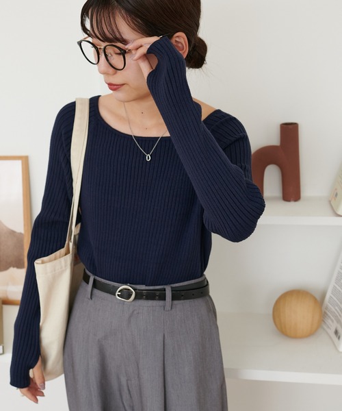 Discoat（ディスコート） ニット セーター 「WEB限定」モチモチリブ