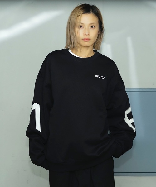 RVCA スウェット メンズ RVCA トレーナー スウェット メンズ FAKE CR 「2024年秋冬モデル