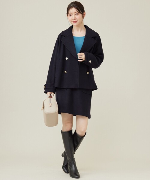 ANY SIS（エニィスィス） スカート 「セットアップ可」メルトンライク