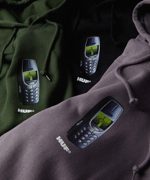 関税込み♪【HUF】Missed call ★ ロゴ パーカー MISSED CALL HOODIE - HUF Worldwide JP