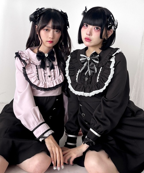 DearMyLove ツイード ワンピース 紫 DearMyLove ツイード ワンピース 紫 - メルカリ