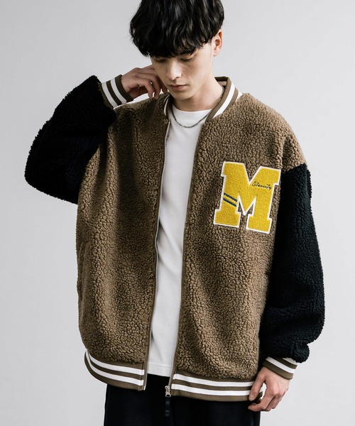 Rocky Monroe（ロッキーモンロー） スタジャン オーバーサイズ 裏地