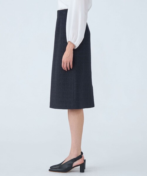 Ballsey（ボールジィ） スカート ラメミックスツイード プレーンタイト