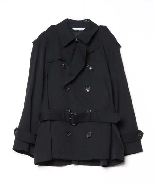JOHN LAWRENCE SULLIVANトレンチコート　サイズ34 JOHN LAWRENCE SULLIVANネイビー トレンチコート サイズ34