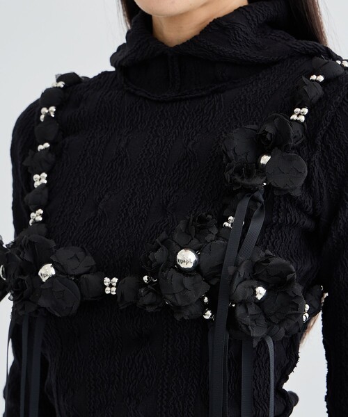 riv nobuhiko キャミソールトップス RIV NOBUHIKO 「riv nobuhiko/リブノブヒコ」SHAN BEAD BRA