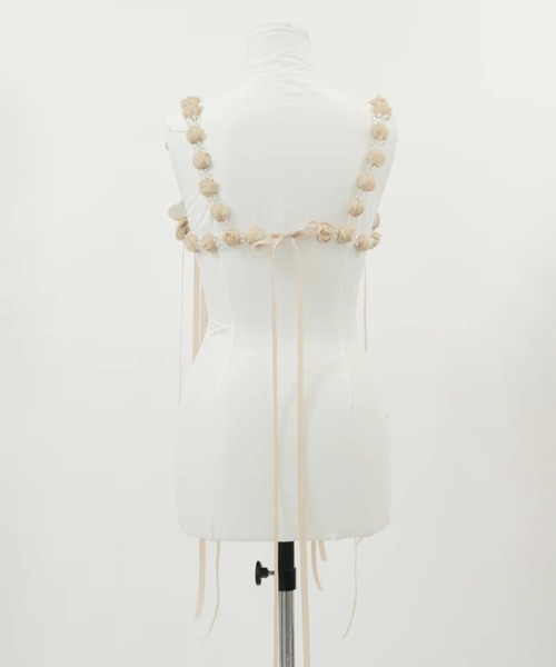 riv nobuhiko キャミソールトップス RIV NOBUHIKO 「riv nobuhiko/リブノブヒコ」SHAN BEAD BRA